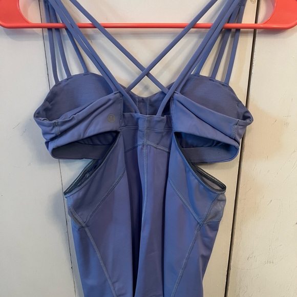 Lululemon Athletica Lilac Tank Top with Criss-Cross Straps - Picture 2 of 3